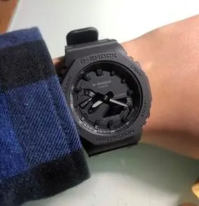 shock系列防水电子表ga2100卡西欧casio农家橡树黑武士手表g