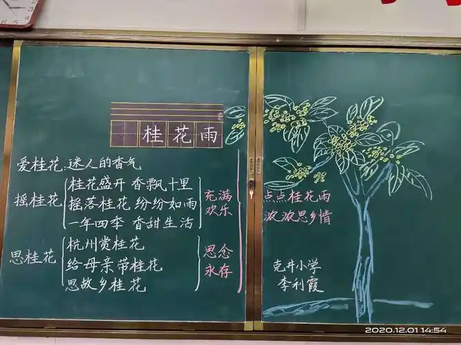 克井小学语文组板书集合——小板书,大智慧