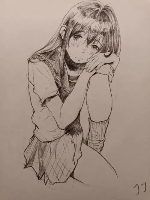 临摹可爱的女孩子