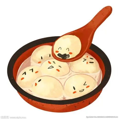 可爱拟人汤圆元宵设计图__其他_动漫动画_设计图库_昵图网nipic.com