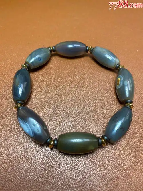 千年爆老:老缠丝玛瑙手串
