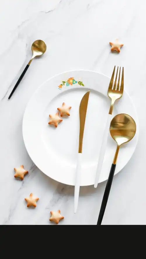 摄影餐具刀叉h5背景