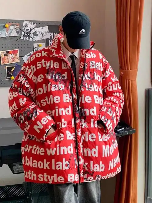 稳稳的幸福冬季潮牌情侣羽绒服宽松男女外