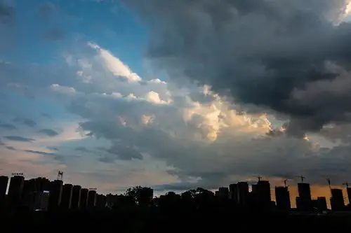 合肥天空雨过天晴