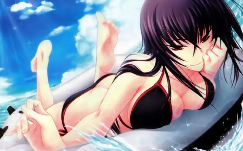 杀必死 海边福利满满美少女绅士图(3)