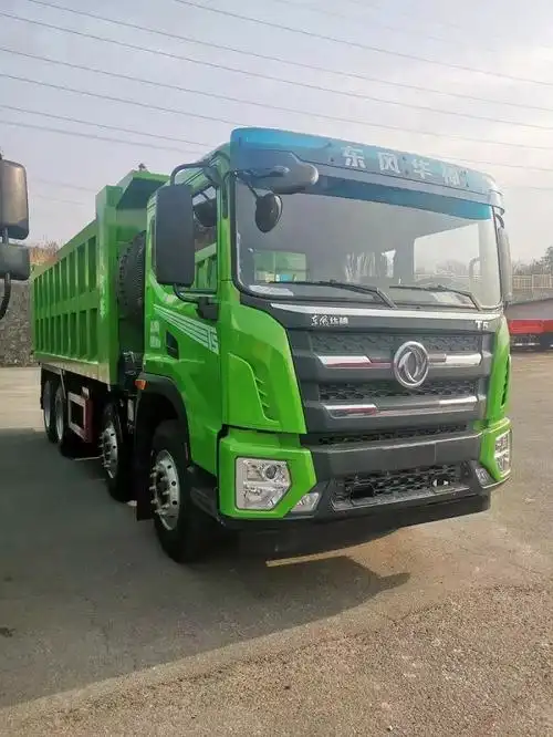 广东销售东风华神300轻量化6米前四后八自卸车8x4轻皮自卸车报价