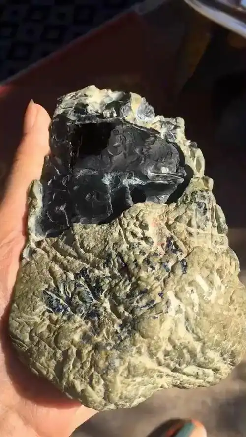 你笑起来真好看#墨翠原石