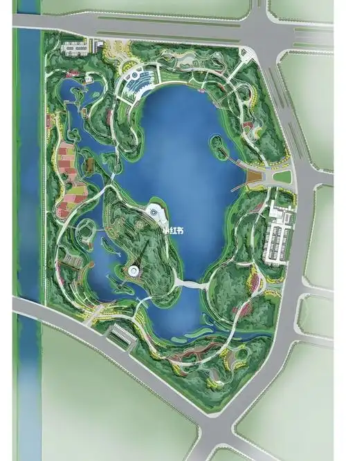 公园市政平面设计