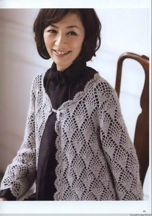 个人收藏随记-----11款日版钩针春秋开衫