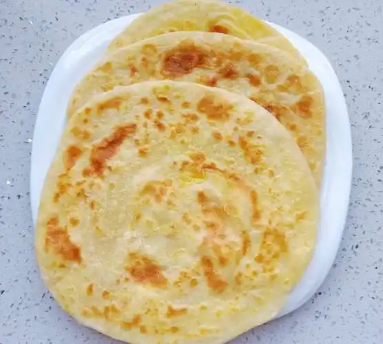 原创烫面饼要想好吃还得加上一样东西做出来喧软有层次