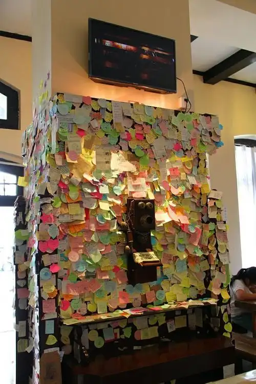 便利贴贴出来的黑板报 黑板报图片大全