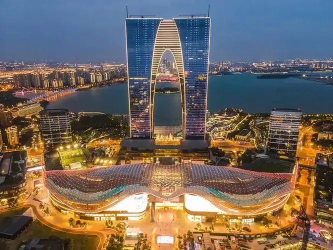 江苏省苏州市苏州中心广场_高清图片_全景视觉