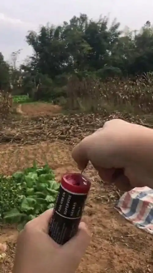 现实版野外求生信号弹这么浓的烟雾弹见过没