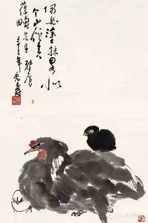 潘天寿 花鸟作品