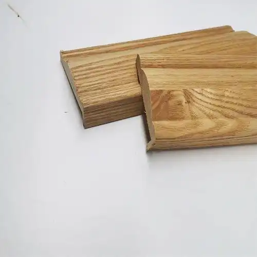 厂家专供包覆木线条 贴天然水曲柳木皮门套线 装饰木质实木线条