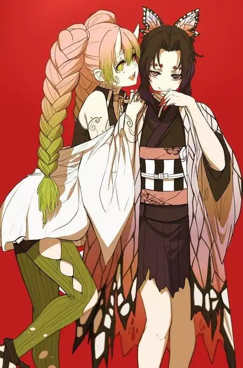 鬼灭之刃鬼化虫柱恋柱