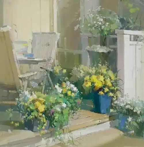 【赏析】看看名师的色彩场景画_水粉学堂_零二七艺考