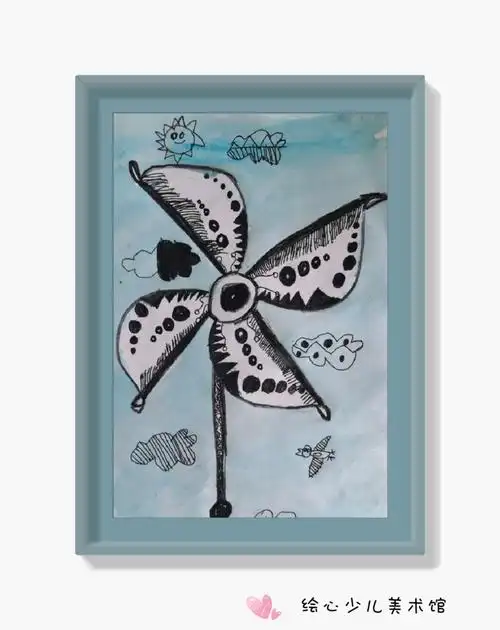 其它 绘心少儿美术馆|孔祥峰 写美篇我们的童画家孔祥峰(线描班) 今年