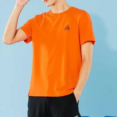 匹克白色男子短袖简约百搭学生休闲正品男装运动t恤