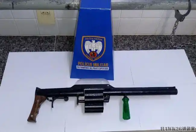 各国警方展示查获的非法自制枪械疫情当前贼心不死用铁管造黑枪