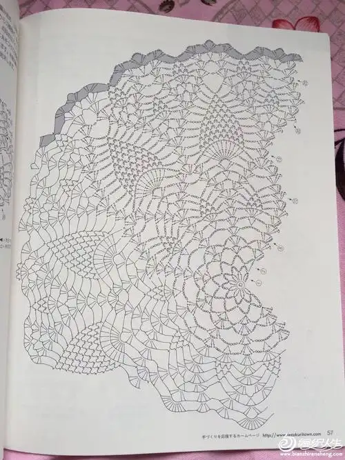 钩针菠萝披肩图解