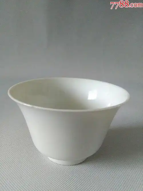 民国甜白釉小粥碗_第1张_7788陶瓷