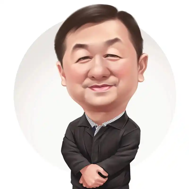 换吗 画的这组中年大叔真人手绘大头漫画头像,3d立体,夸张幽默!