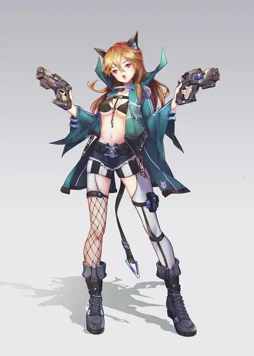 几个科幻风立绘