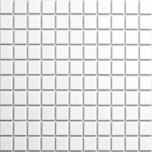 马赛克瓷砖陶瓷简约日式风格纯白色方块亮哑光面厨房卫生