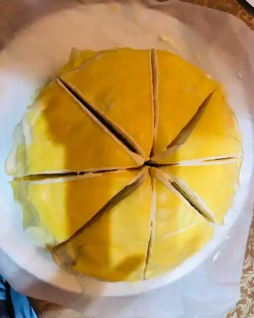 【榴莲千层蛋糕图片】陈澄伟_下厨房