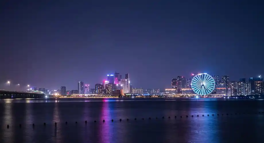 深圳湾前海石公园夜景
