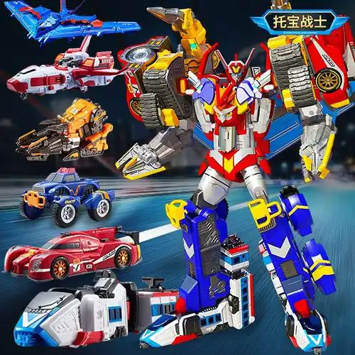 托宝战士银河星战王电六合体雷合一星烈号机器人儿童拖宝兄弟玩具