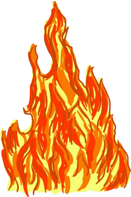 手绘火焰