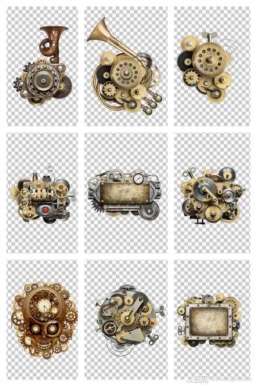 工业风轴承工业素材