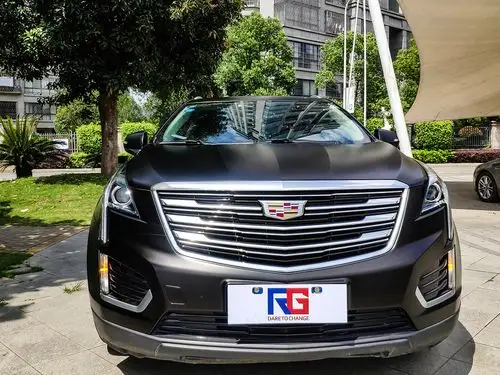 凯迪拉克xt5车身改色电光黑 rg瑞集改色膜福建福州