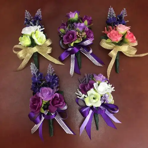 公司商务婚庆贵宾嘉宾迎宾兄弟胸花创意森系胸花