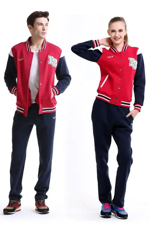 花花公子男女情侣休闲运动套装开衫外套冬季卫衣两件套大码运动服