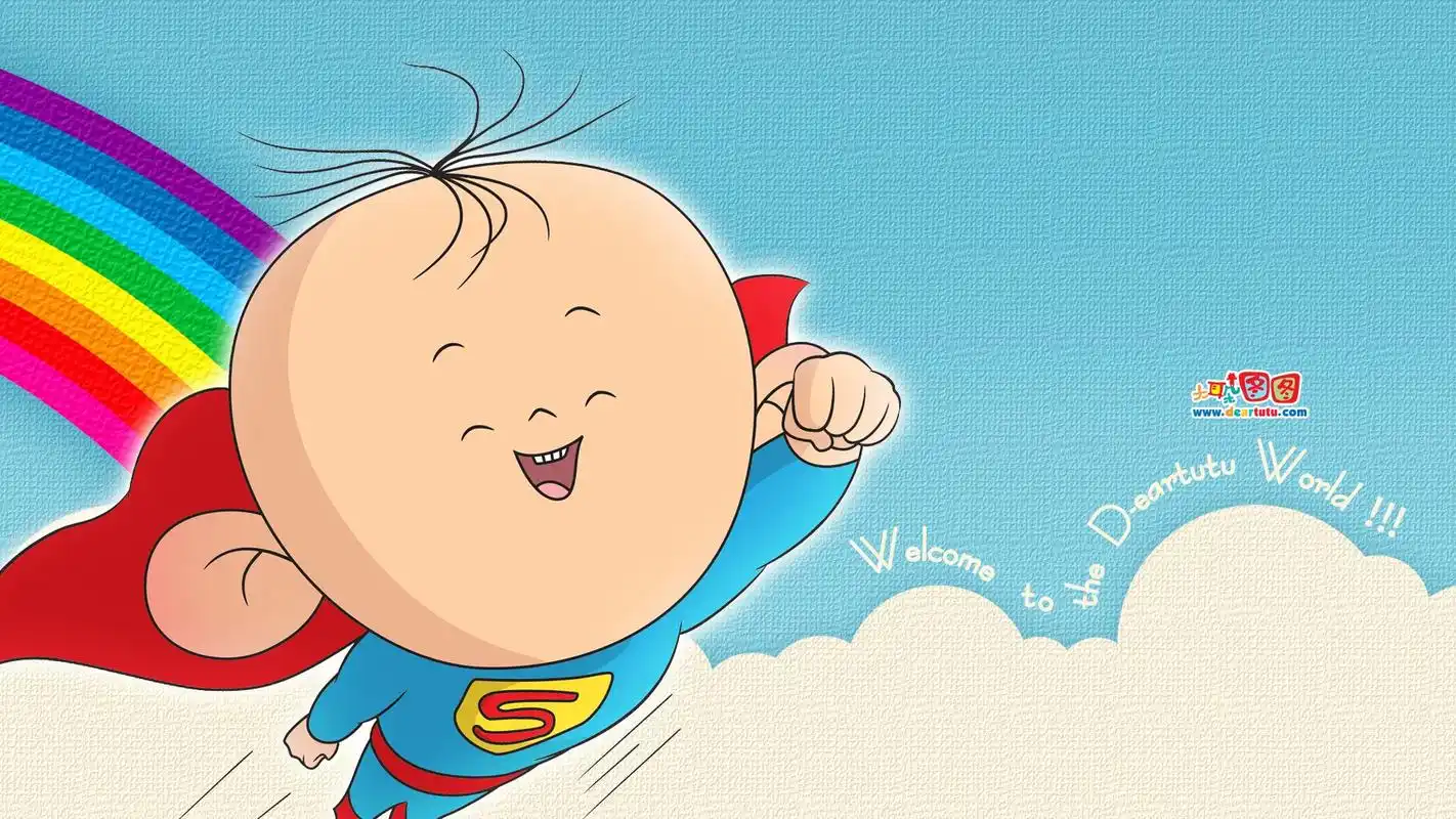 大耳朵图图可爱卡通电脑桌面壁纸高清大图预览1920x1080_卡通动漫下载