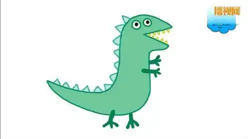 儿童简笔画教程看《小猪佩奇》这只小恐龙比佩奇更火