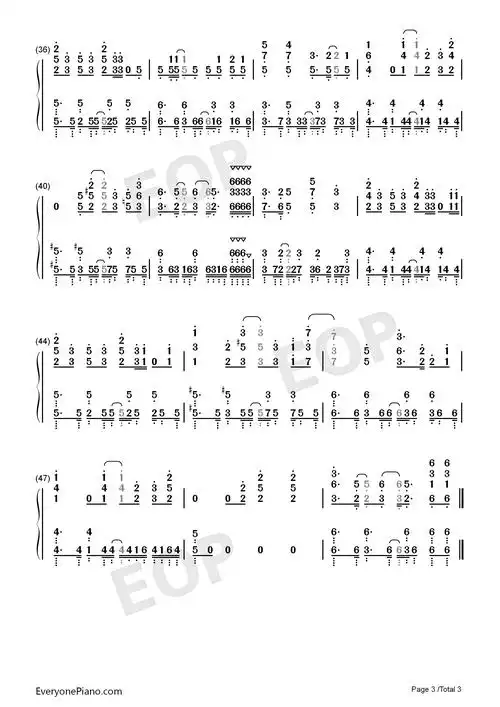 红莲华钢琴简谱-lisa演唱-看谱啦