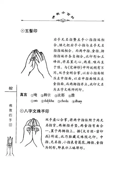 佛教小百科集一辑17佛教的手印中国社会科学出版社2003pic95