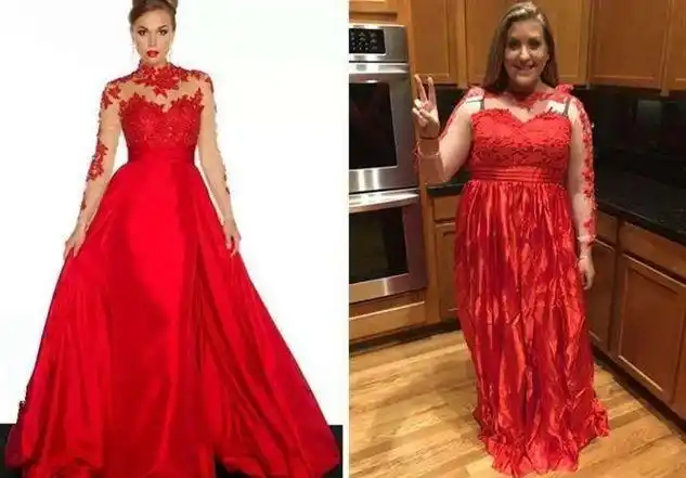 买家秀vs卖家秀衣服都穿到狗身上了这样的对比你笑了吗