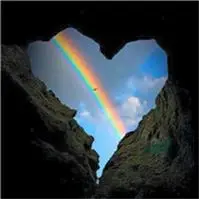 太阳彩虹风景头像彩虹在太阳的衬托下更美