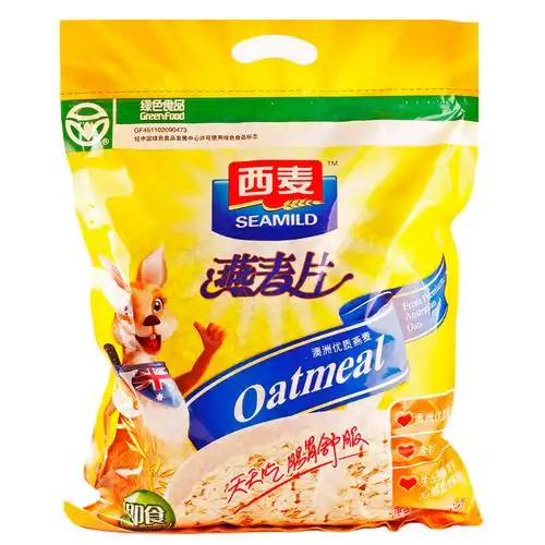 西麦燕麦片1500g无糖原味燕麦片即食免煮澳洲