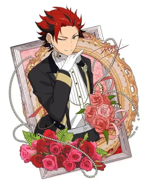 红月*花嫁&异色偶像梦幻祭莲巳敬人神崎飒马绘画鬼龙红郎红月