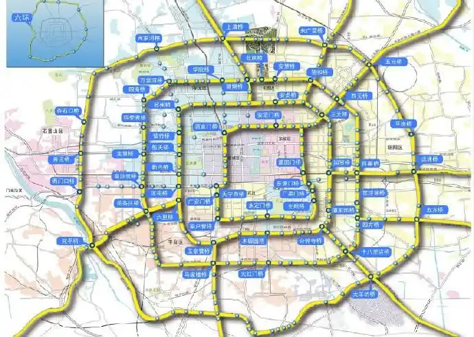 北京立交桥图知名,是因为这座桥充满了未知性,只要开车上了这座桥