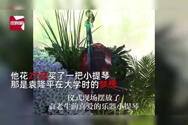 袁隆平院士安葬仪式现场为何摆放一把小提琴更多细节让人泪目