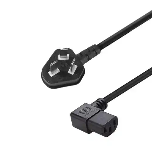 双90度机箱电脑电源线弯头直角电源线拐角弯头品字尾1米2米3米10m