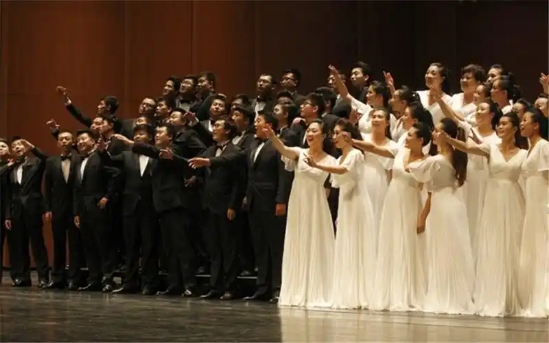 助力滨海创文塘沽文化馆惠民演出蓝天合唱团专场