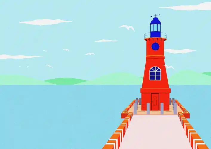 灯塔|插画|商业插画|珍墨mz - 原创作品 - 站酷 (zcool)